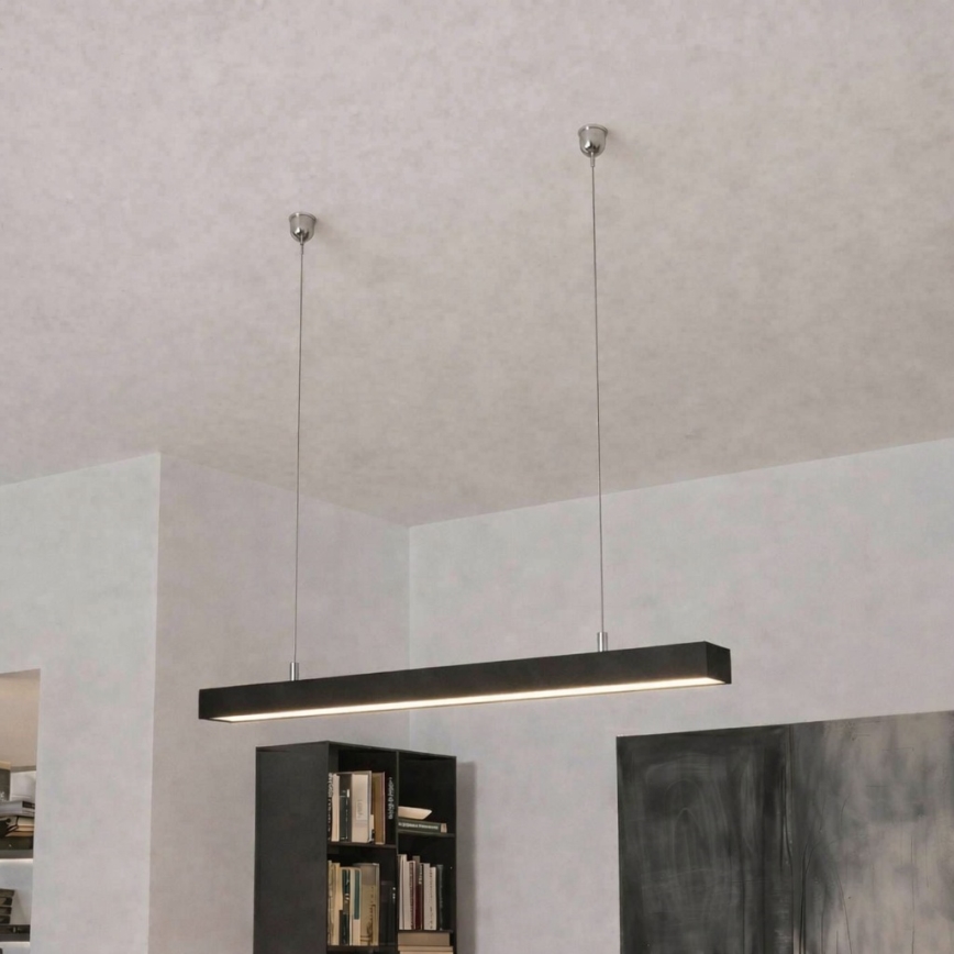 Brilagi - Lampă suspendată LED FULLDAY LED/10/15/20W/230V 2700/4000/6000K 60 cm neagră