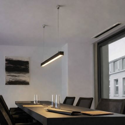 Brilagi - Lampă suspendată LED FULLDAY LED/10/15/20W/230V 2700/4000/6000K 60 cm neagră