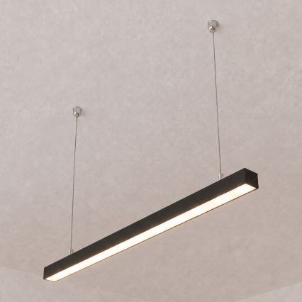 Brilagi - Corp de iluminat suspendat LED FULLDAY LED/20/30/40W/230V 2700/4000/6000K 120 cm negru