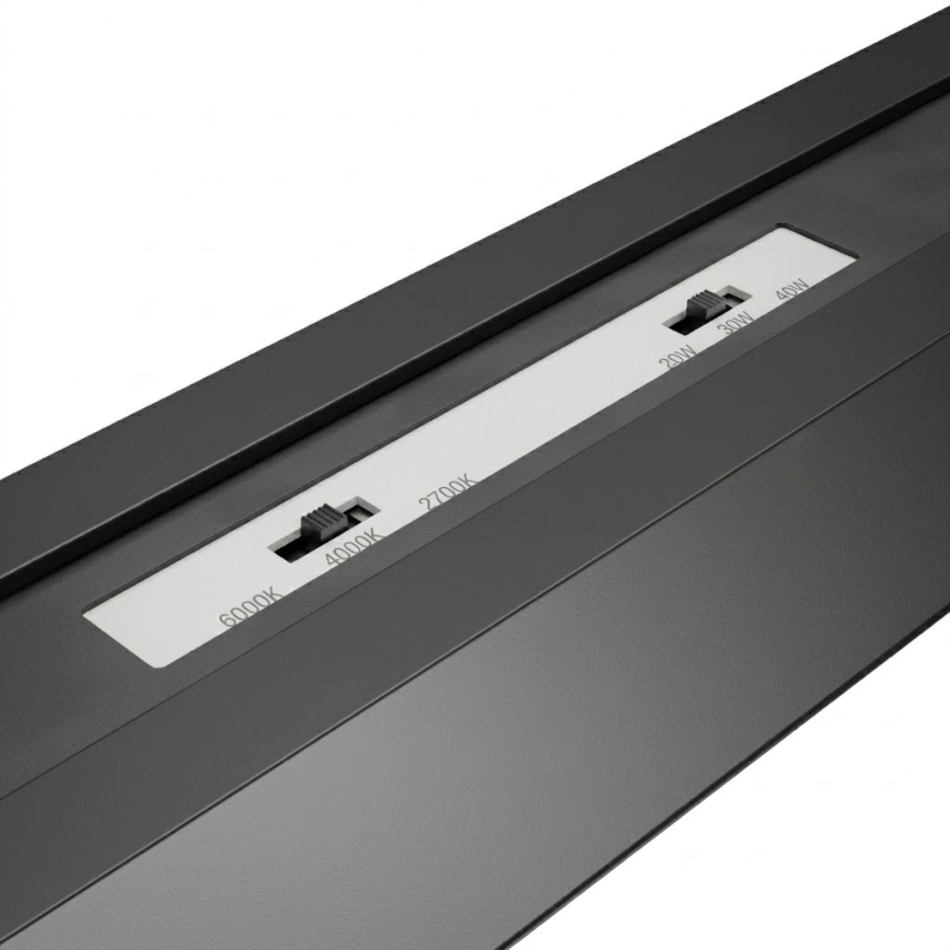 Brilagi - Corp de iluminat suspendat LED FULLDAY LED/20/30/40W/230V 2700/4000/6000K 120 cm negru