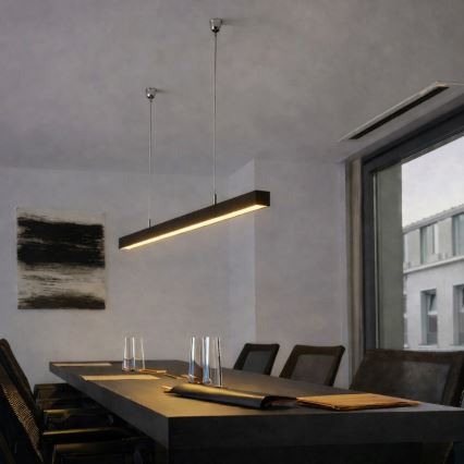 Brilagi - Corp de iluminat suspendat LED FULLDAY LED/20/30/40W/230V 2700/4000/6000K 120 cm negru
