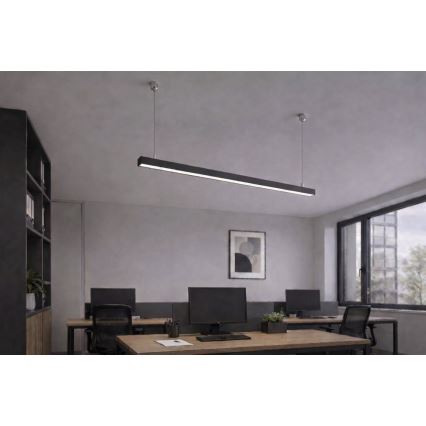 Brilagi - Corp de iluminat suspendat LED FULLDAY LED/20/30/40W/230V 2700/4000/6000K 120 cm negru