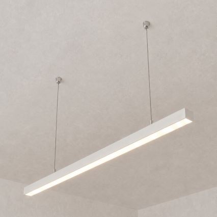 Brilagi - Lampă suspendată LED FULLDAY LED/30/40/50W/230V 2700/4000/6000K 150 cm albă