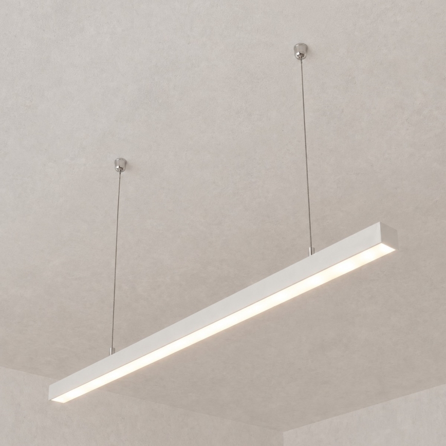 Brilagi - Lampă suspendată LED FULLDAY LED/30/40/50W/230V 2700/4000/6000K 150 cm albă