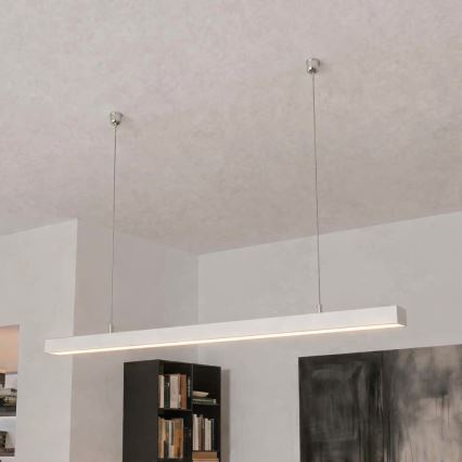 Brilagi - Lampă suspendată LED FULLDAY LED/30/40/50W/230V 2700/4000/6000K 150 cm albă