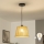 Brilagi - Lampă suspendată LED pe cablu CERIA BOHO, 1xE27/40W/230V, Ø 28 cm, maro