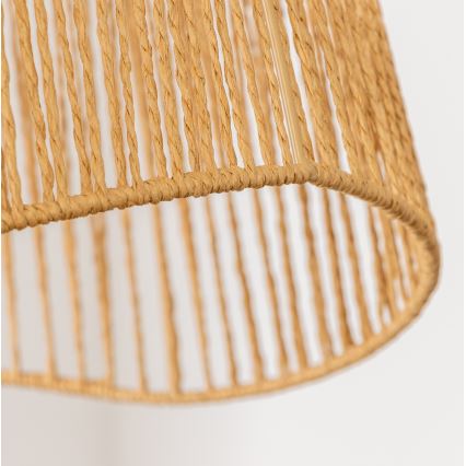 Brilagi - Lampă suspendată LED pe cablu CERIA BOHO 1xE27/40W/230V Ø 50 cm maro