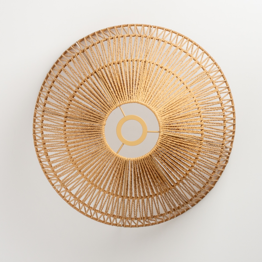 Brilagi - Lampă suspendată LED pe cablu CERIA BOHO 1xE27/40W/230V Ø 50 cm maro