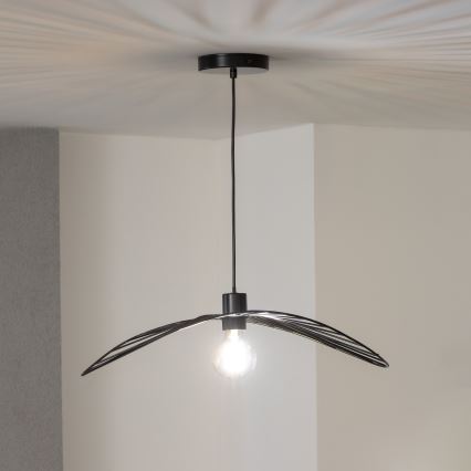 Brilagi - Lampă suspendată LED pe cablu CERIA WIRE 1xE27/40W/230V 40x56 cm negru