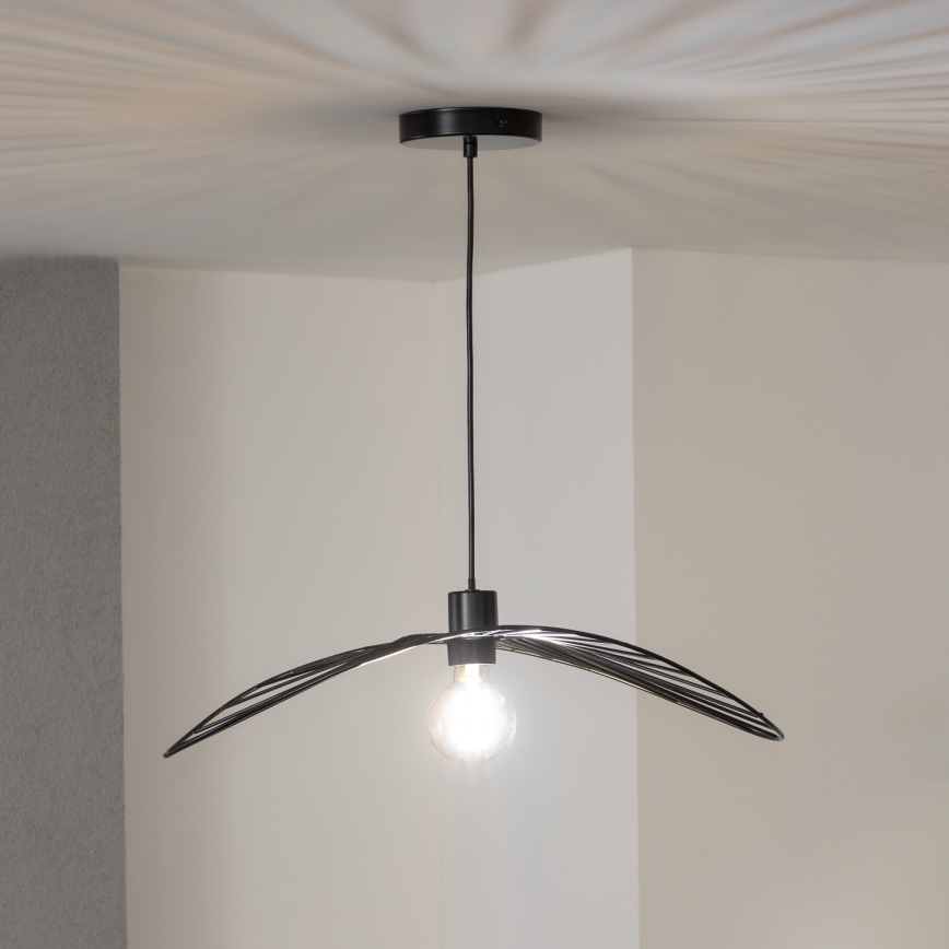 Brilagi - Lampă suspendată LED pe cablu CERIA WIRE 1xE27/40W/230V 40x56 cm negru