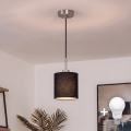 Brilagi - Lampă suspendată LED pe cablu NUBILA 1xE27/60W/230V Ø 14 cm neagră