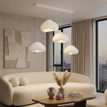 Brilagi - Lampă suspendată LORA 4xE27/40W/230V albă