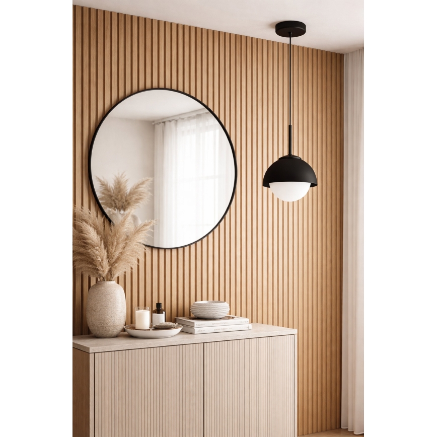 BRILAGI - Lampă suspendată pe cablu COSMO 1xE27/60W/230V diam. 18 cm neagră