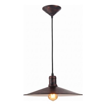 Brilagi - Lampă suspendată pe cablu FORGE 1xE27/60W/230V, ø 36 cm, cupru/patină