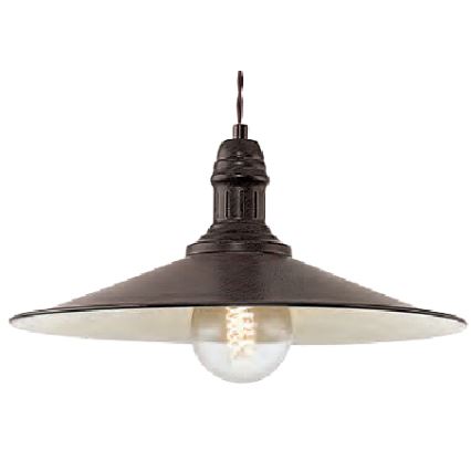 Brilagi - Lampă suspendată pe cablu FORGE, 1xE27/60W/230V, Ø 36 cm, maro