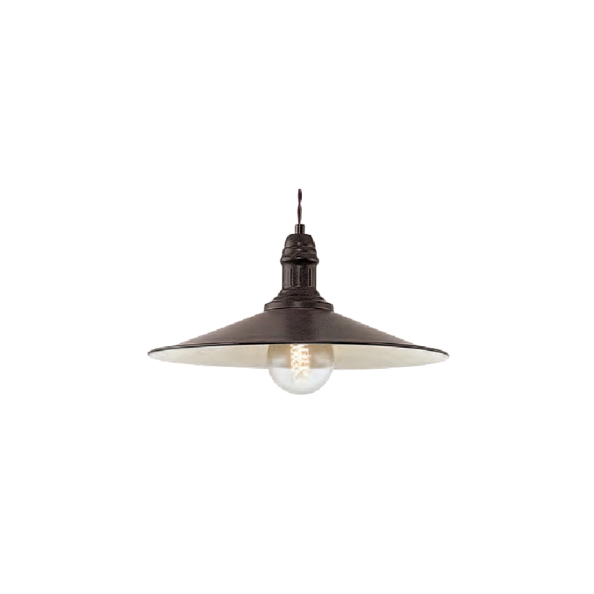Brilagi - Lampă suspendată pe cablu FORGE, 1xE27/60W/230V, Ø 36 cm, maro