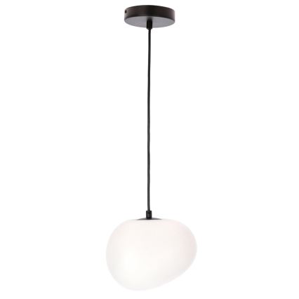 BRILAGI - Lampă suspendată pe cablu PEBBLES 1xE27/40W/230V Ø 20 cm neagră