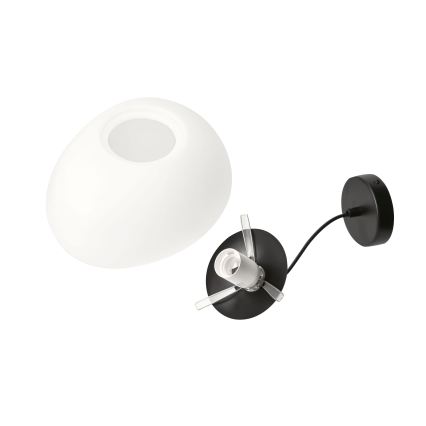 BRILAGI - Lampă suspendată pe cablu PEBBLES 1xE27/40W/230V Ø 20 cm neagră