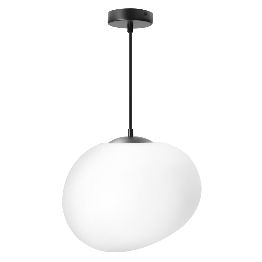 BRILAGI - Lampă suspendată pe cablu PEBBLES 1xE27/40W/230V Ø 30 cm neagră