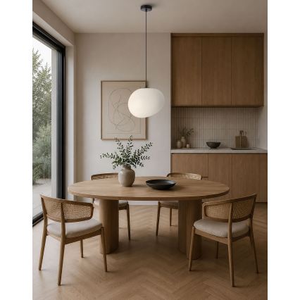 BRILAGI - Lampă suspendată pe cablu PEBBLES 1xE27/40W/230V Ø 30 cm neagră