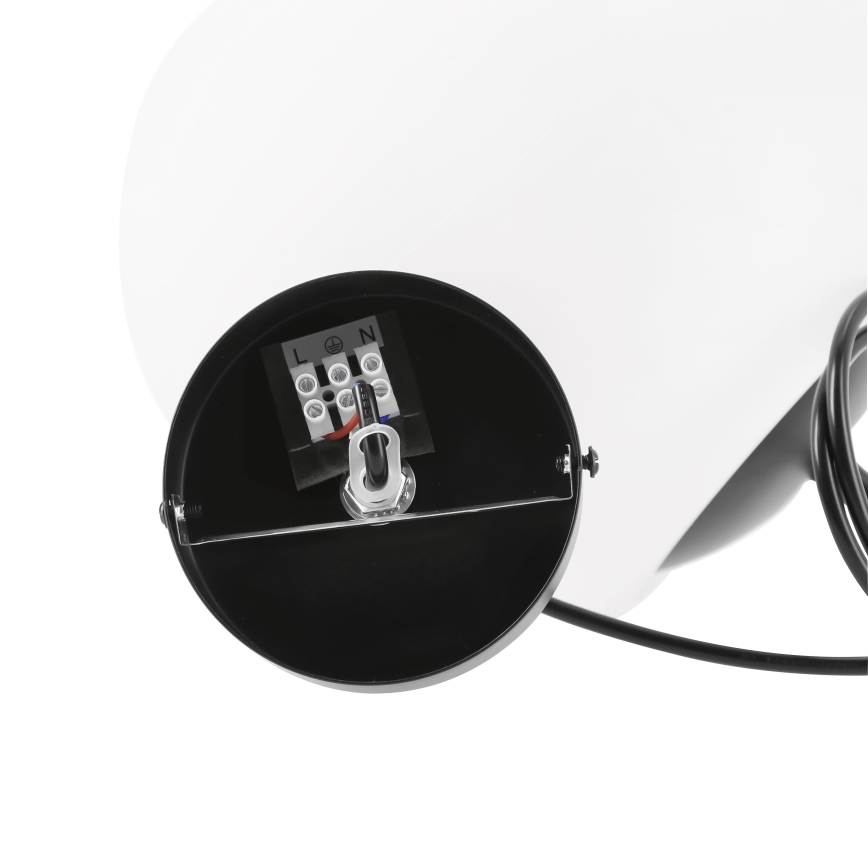 BRILAGI - Lampă suspendată pe cablu PEBBLES 1xE27/40W/230V Ø 30 cm neagră