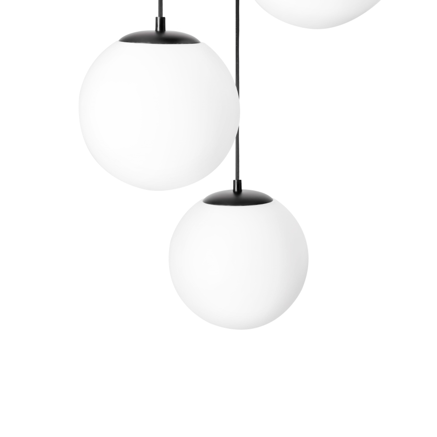 BRILAGI - Lampă suspendată pe cablu POLOS 3xE27/40W/230V Ø 42 cm negru
