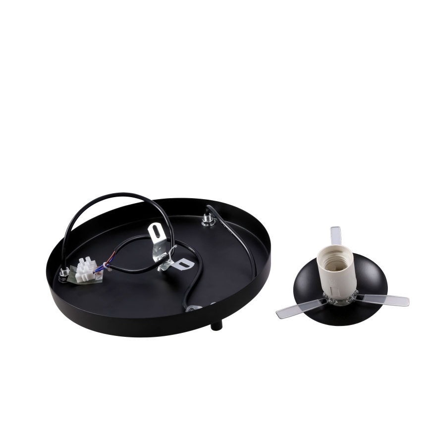 BRILAGI - Lampă suspendată pe cablu POLOS 3xE27/40W/230V Ø 42 cm negru