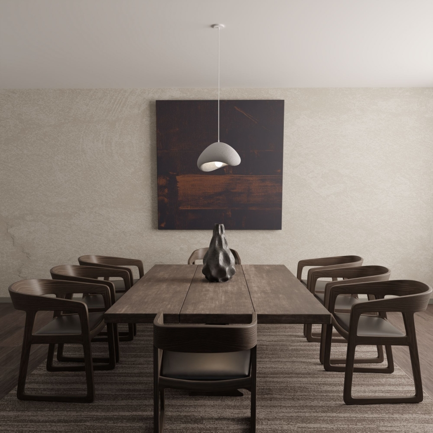 Brilagi - Lampă suspendată pe cablu WABI SABI, 1x E27/40W/230V, Ø 33 cm, gri