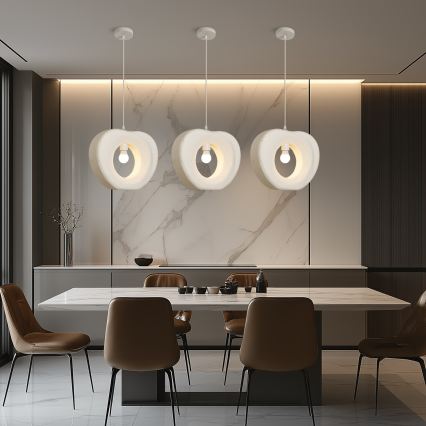 BRILAGI - Lampă suspendată pe cablu WABI SABI 1xE27/60W/230V Ø 38 cm albă