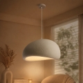 BRILAGI - Lampă suspendată pe cablu WABI SABI 1xE27/60W/230V Ø 50 cm albă