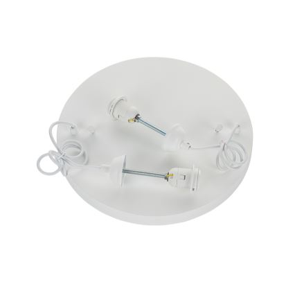 Brilagi - Lampă suspendată pe cablu WABI SABI, 2xE27/40W/230V, Ø 45 cm, alb