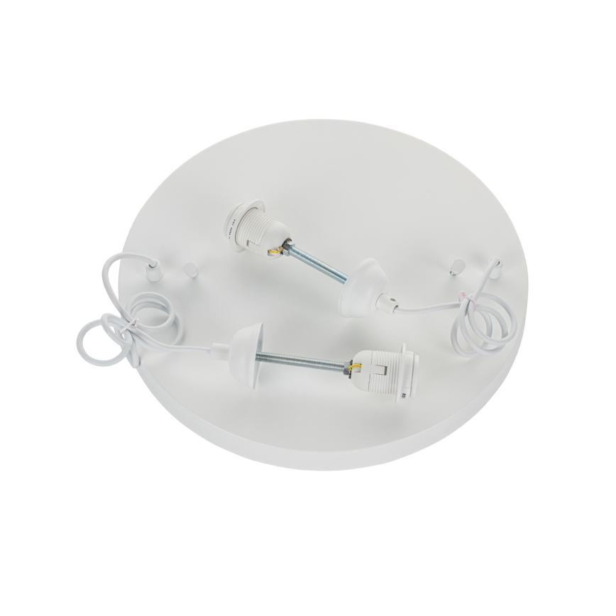 Brilagi - Lampă suspendată pe cablu WABI SABI, 2xE27/40W/230V, Ø 45 cm, alb