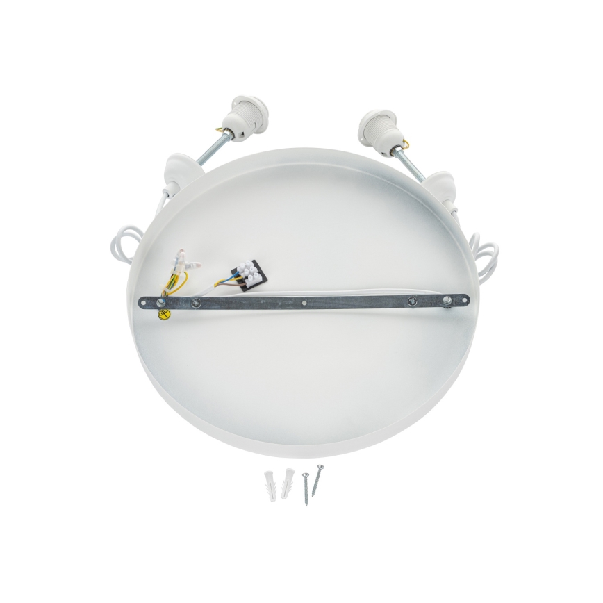 Brilagi - Lampă suspendată pe cablu WABI SABI, 2xE27/40W/230V, Ø 45 cm, alb