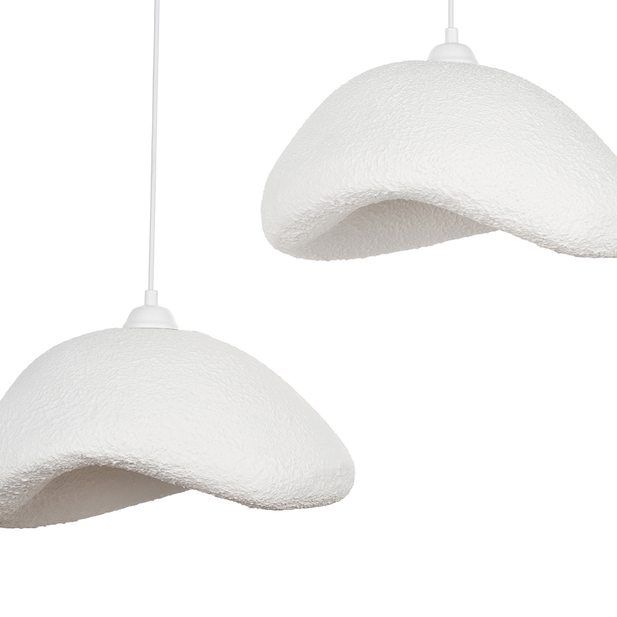 Brilagi - Lampă suspendată pe cablu WABI SABI, 2xE27/40W/230V, Ø 74 cm, albă