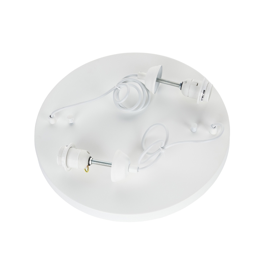 Brilagi - Lampă suspendată pe cablu WABI SABI, 2xE27/40W/230V, Ø 74 cm, albă
