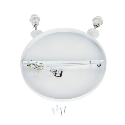 Brilagi - Lampă suspendată pe cablu WABI SABI, 2xE27/40W/230V, Ø 74 cm, albă