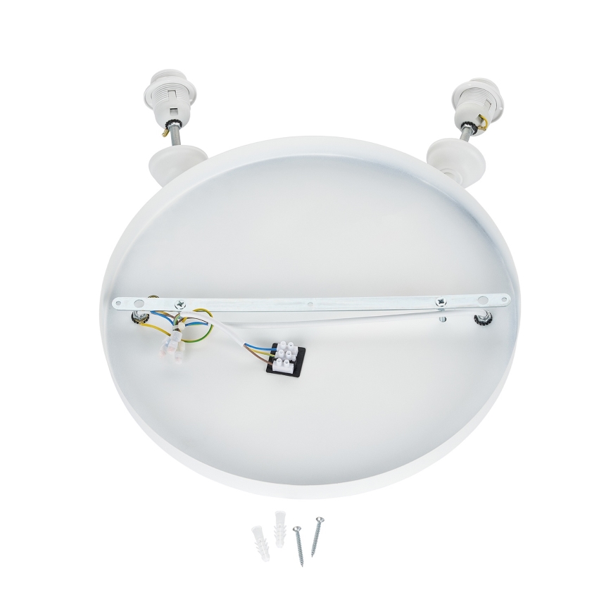 Brilagi - Lampă suspendată pe cablu WABI SABI, 2xE27/40W/230V, Ø 74 cm, albă
