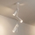 Brilagi - Lampă suspendată pe tijă BRANCH 3xGU10/30W/230V albă