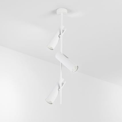 Brilagi - Lampă suspendată pe tijă BRANCH 3xGU10/30W/230V albă