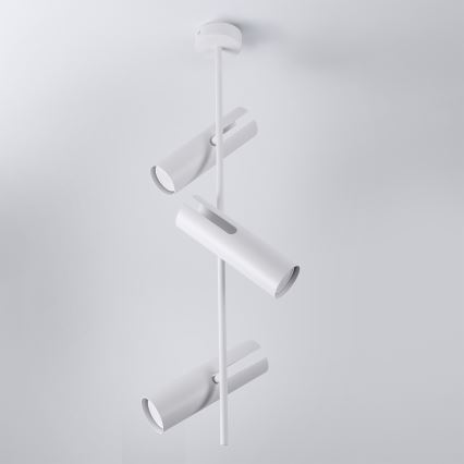 Brilagi - Lampă suspendată pe tijă BRANCH 3xGU10/30W/230V albă
