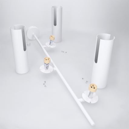 Brilagi - Lampă suspendată pe tijă BRANCH 3xGU10/30W/230V albă