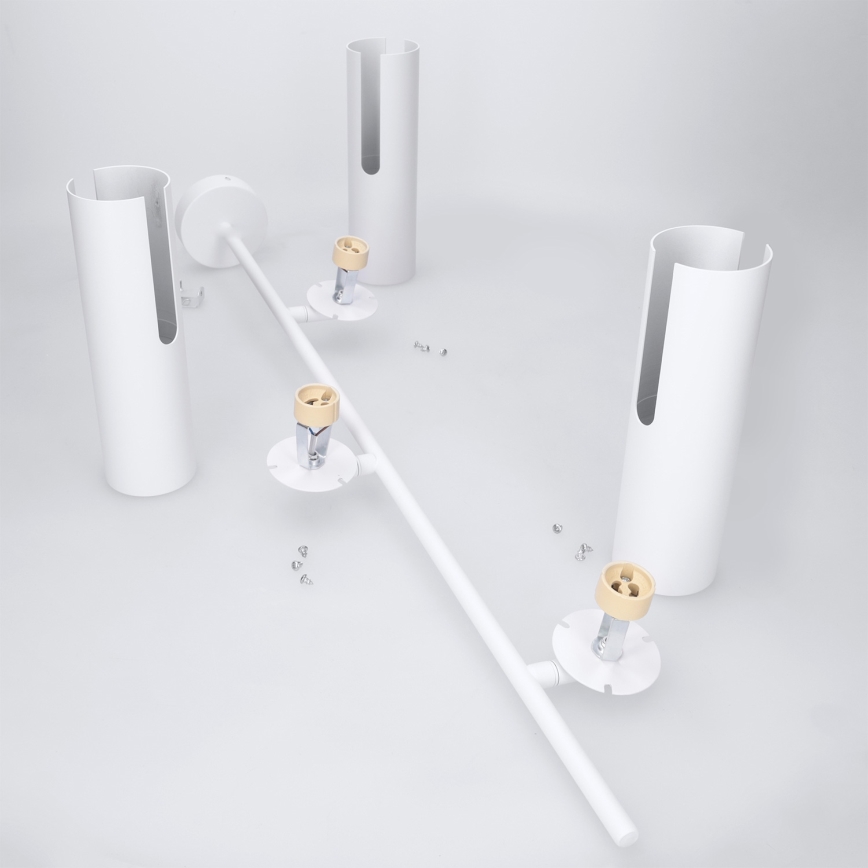 Brilagi - Lampă suspendată pe tijă BRANCH 3xGU10/30W/230V albă