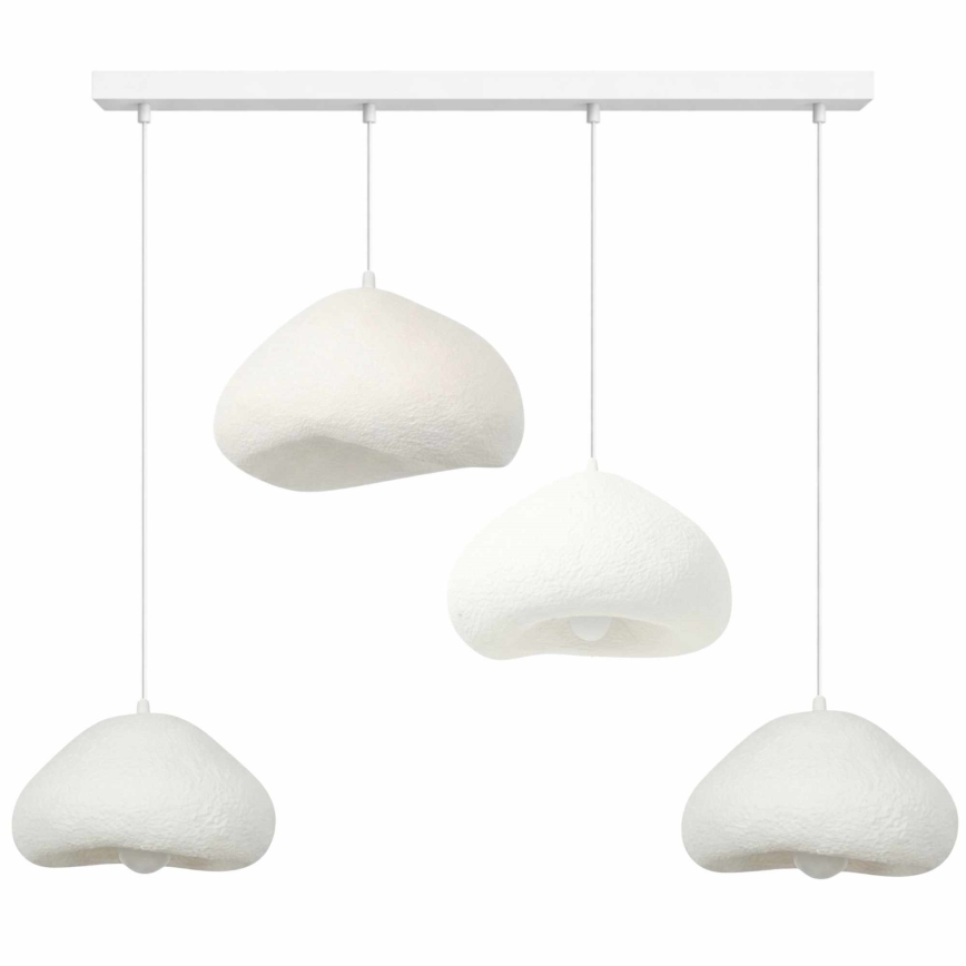 Brilagi - Lampă suspendată WABI SABI 4xE27/40W/230V albă