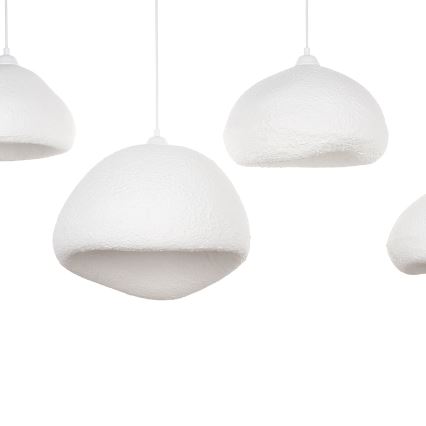 Brilagi - Lampă suspendată WABI SABI 4xE27/40W/230V albă