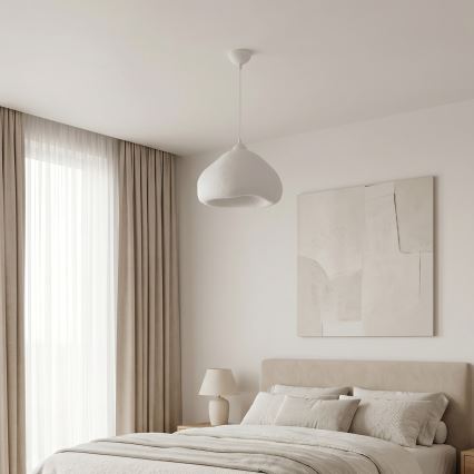 Brilagi - Lampă suspendată WABI SABI pe cablu, 1xE27/40W/230V, Ø 32 cm, alb
