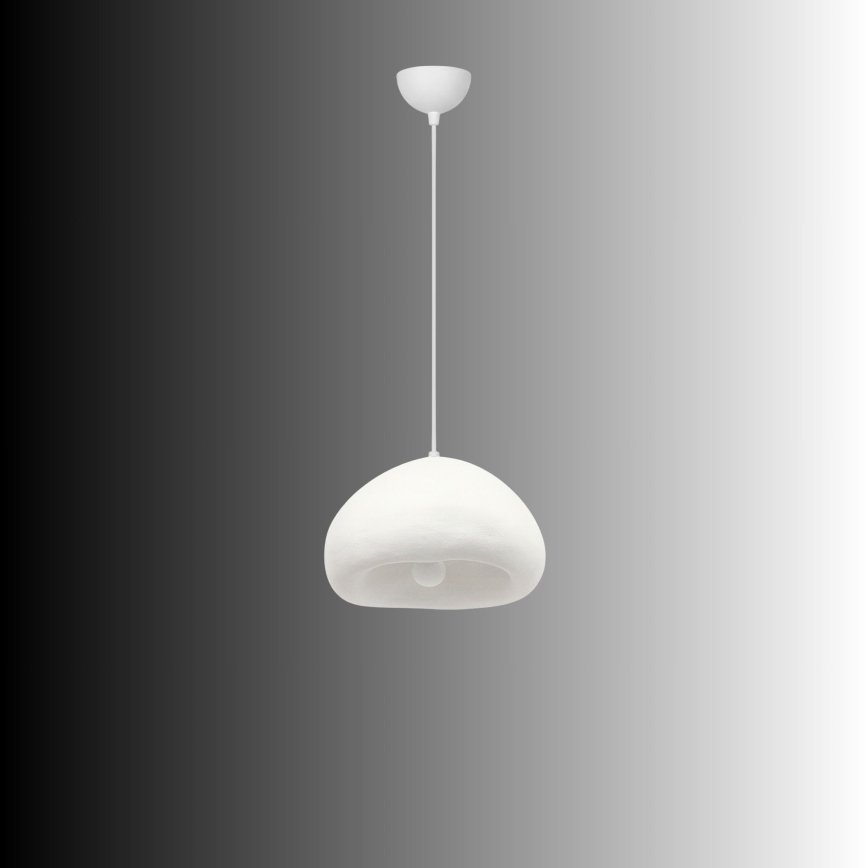 Brilagi - Lampă suspendată WABI SABI pe cablu, 1xE27/40W/230V, Ø 32 cm, albă