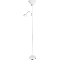 Brilagi - Lampadar ARIANA 1xE27/100W/230V + 1xE14/25W alb