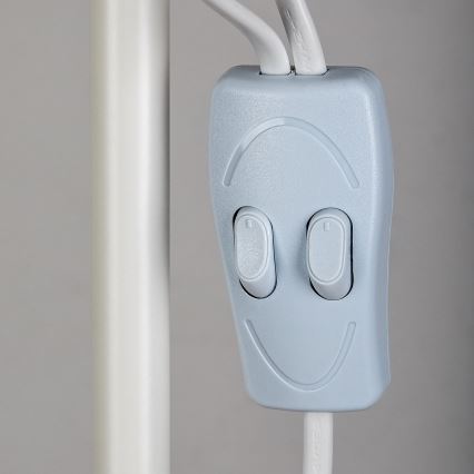 Brilagi - Lampadar ARIANA 1xE27/100W/230V + 1xE14/25W alb