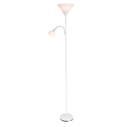 Brilagi - Lampadar ARIANA 1xE27/100W/230V + 1xE14/25W alb