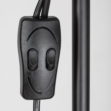 Brilagi - Lampadar ARIANA 1xE27/100W/230V + 1xE14/25W negru